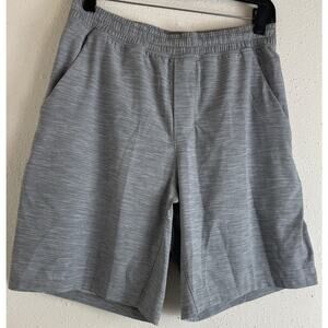Lululemon Pace Breaker Lined 9" Running Gym Shorts Gray Mens Medium